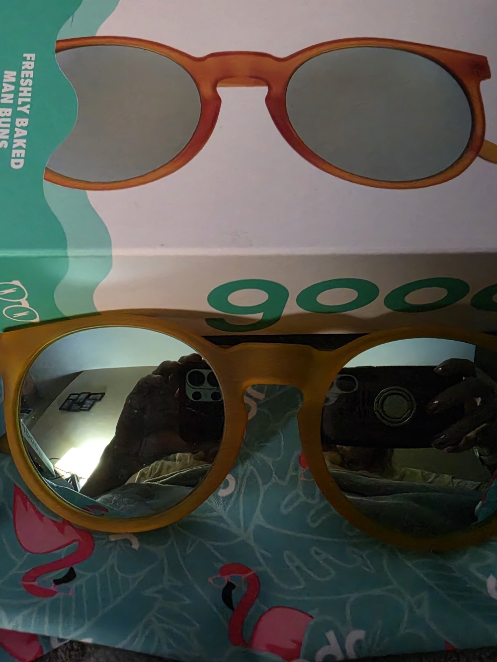 Goodr Freshly Baked Man Buns Sunglasses